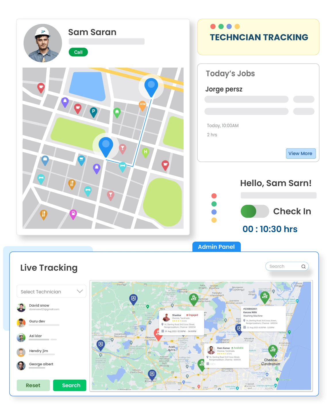 Effortlessly Track Your Field Employees' Real-Time Locations